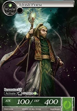 Elvish Priest (vers. 1 - Fixed) Card Front