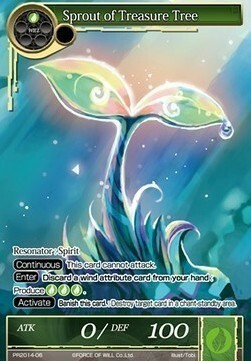 Sprout of Treasure Tree Card Front