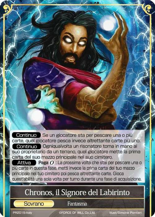 Chronos, il Signore del Labirinto Card Front
