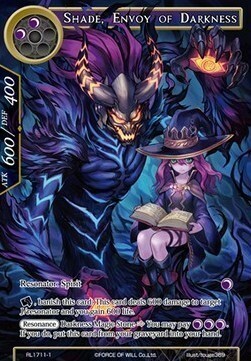 Shade, Envoy of Darkness Card Front