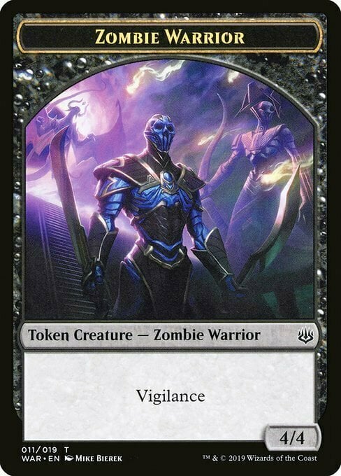 Zombie Warrior Card Front