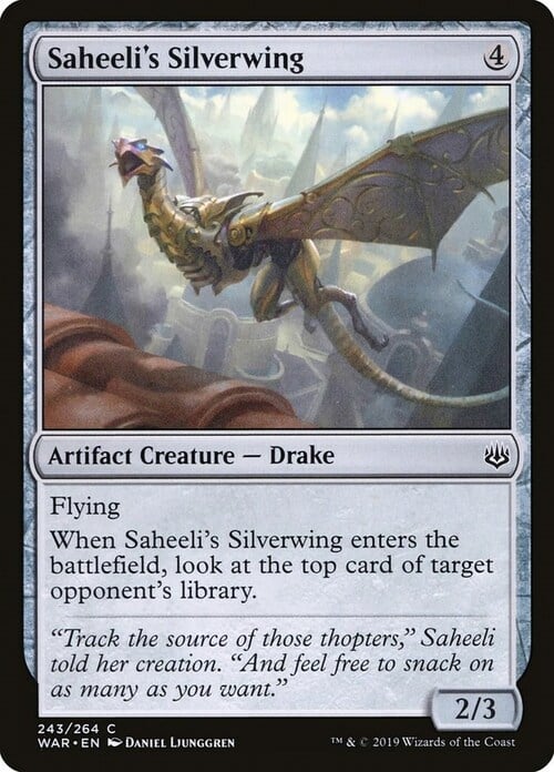 Saheeli's Silverwing Card Front