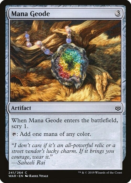 Mana Geode Card Front