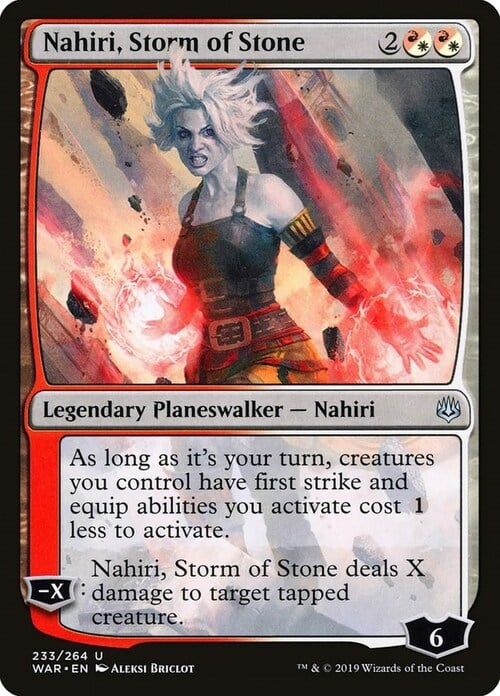 Nahiri, Storm of Stone Card Front