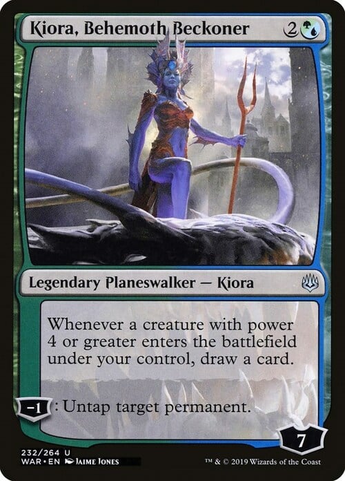 Kiora, Convocatrice di Behemoth Card Front