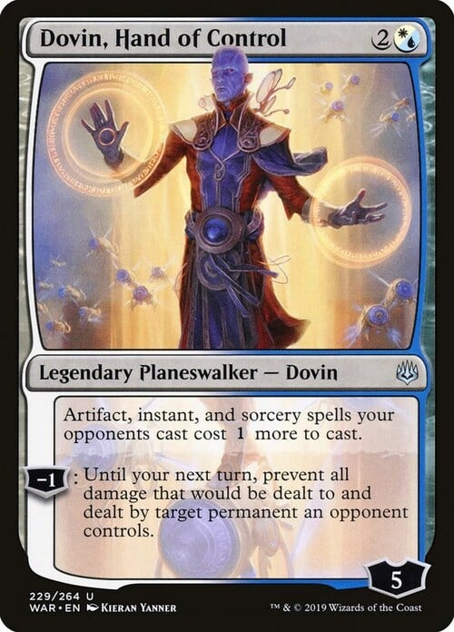 Dovin, Hand of Control Card Front