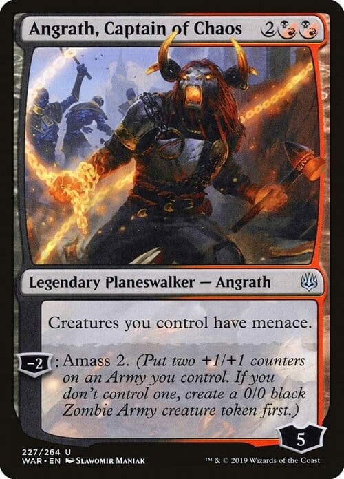 Angrath, Capitán del Caos Frente