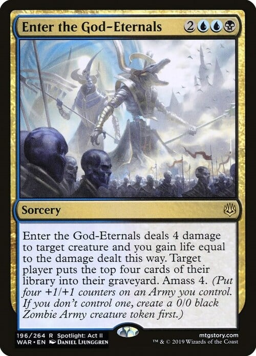 Enter the God-Eternals Card Front