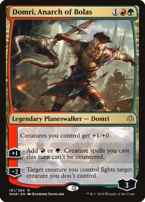 Domri, Anarch of Bolas Card Front