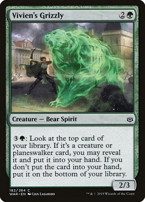 Grizzly di Vivien Card Front