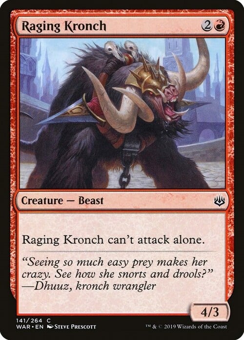 Raging Kronch Card Front