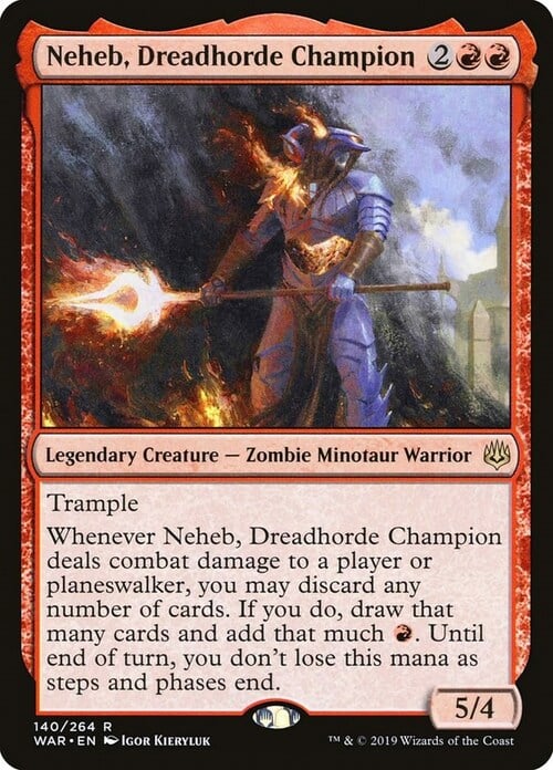 Neheb, Dreadhorde Champion Card Front