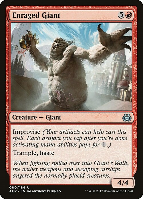 Gigante Infuriato Card Front