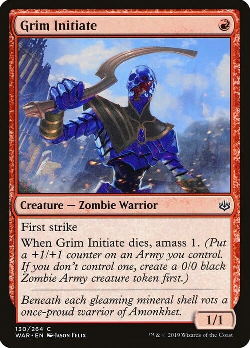 Grim Initiate Card Front