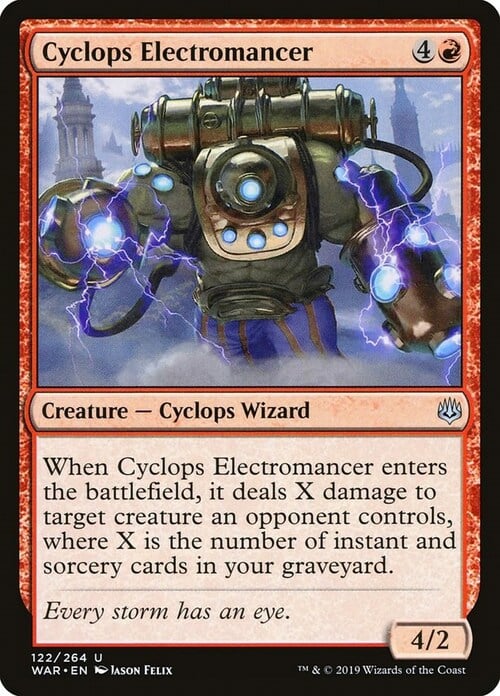 Cyclops Electromancer Card Front