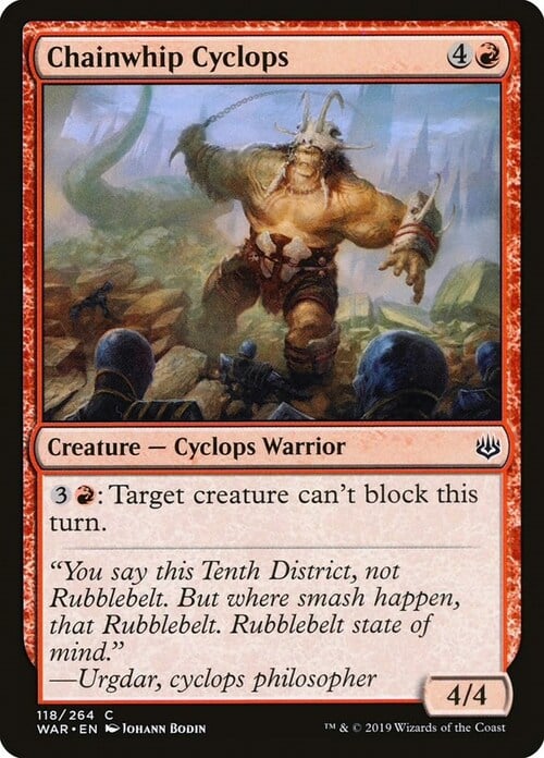 Chainwhip Cyclops Card Front