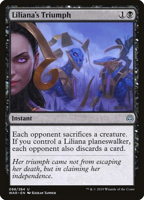 Trionfo di Liliana Card Front