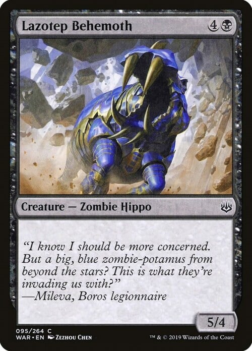 Behemoth di Lazotep Card Front