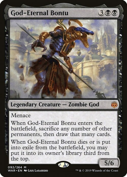 God-Eternal Bontu Card Front