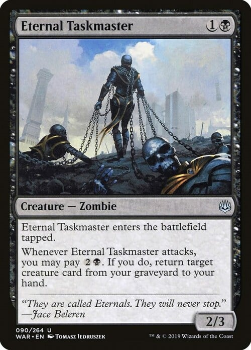 Eternal Taskmaster Card Front