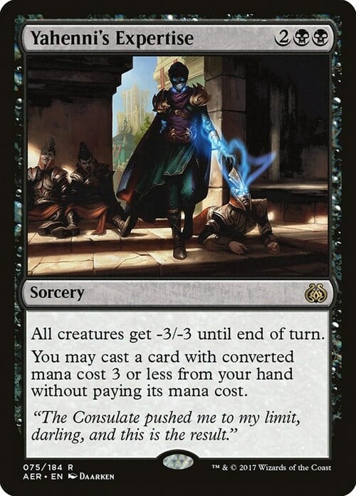 Yahenni's Expertise Card Front