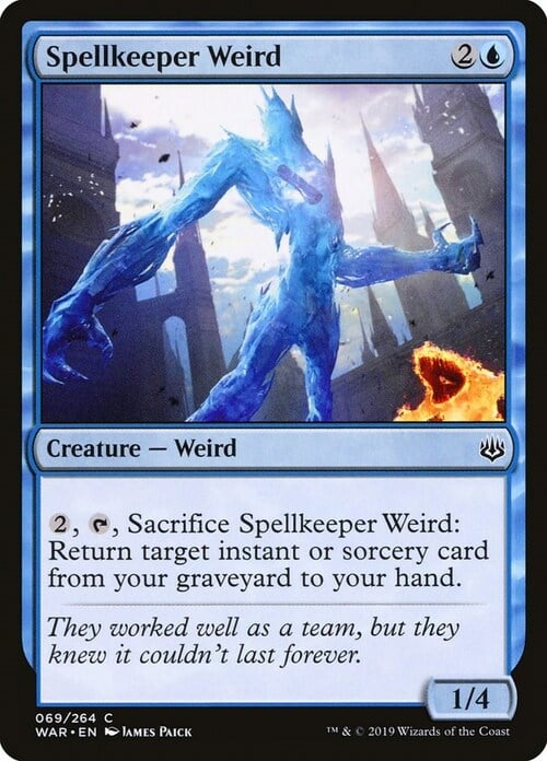 Spellkeeper Weird Card Front