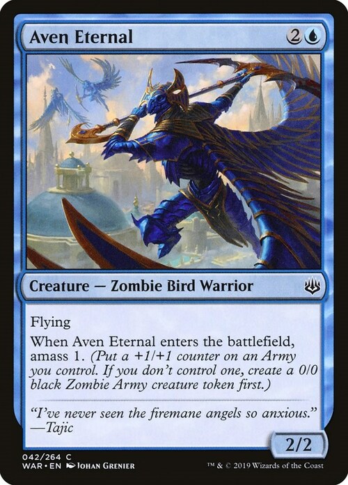 Aviano Eterno Card Front