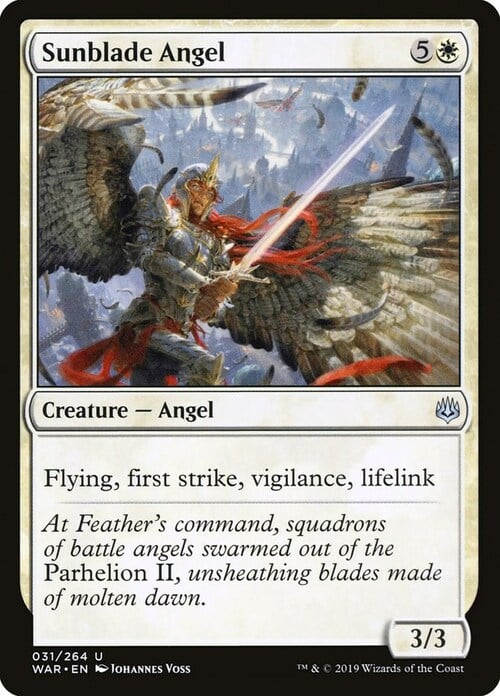 Sunblade Angel Card Front