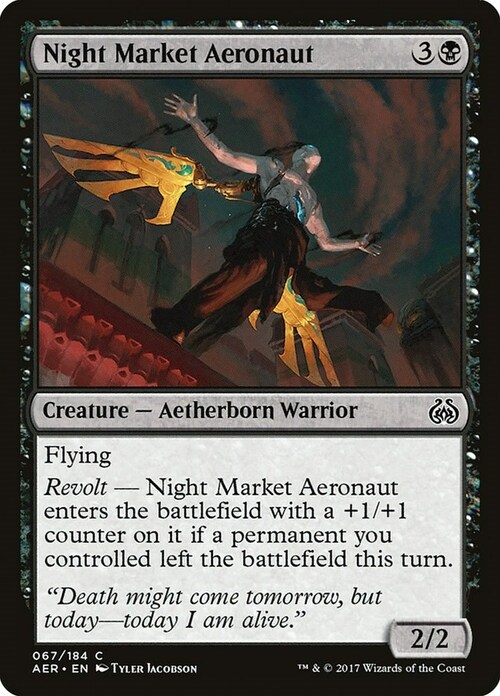 Night Market Aeronaut Card Front