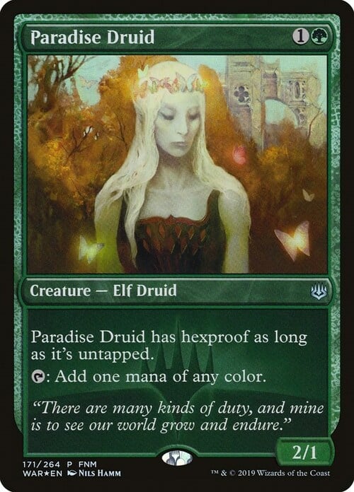Druida del Paradiso Card Front