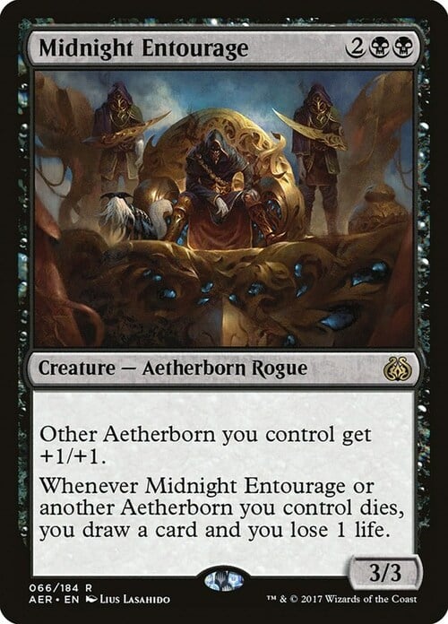 Midnight Entourage Card Front