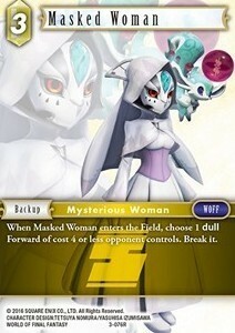 Masked Woman (3-076) Card Front