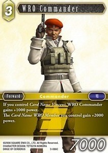 WRO Commander (3-086) Card Front