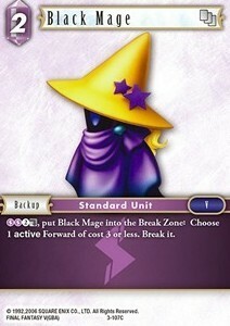 Black Mage (3-107) Card Front