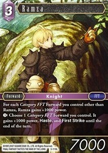 Ramza (3-119) Card Front