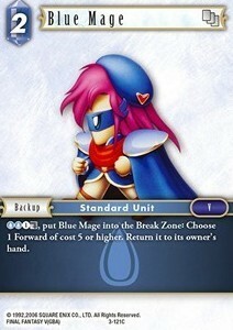 Mago blu Card Front