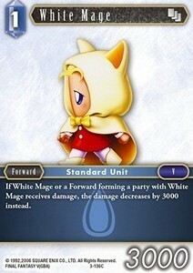 White Mage (3-136) Card Front