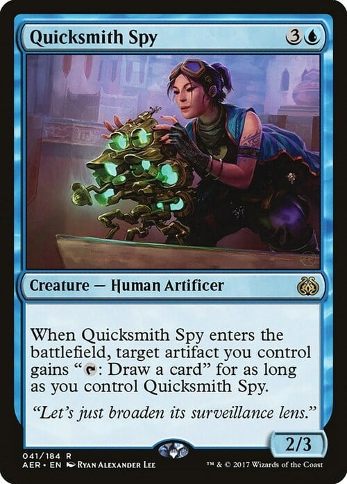Quicksmith Spy Card Front