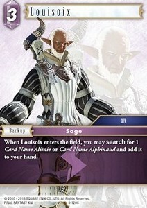 Louisoix Card Front