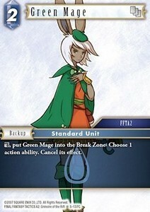 Green Mage Card Front