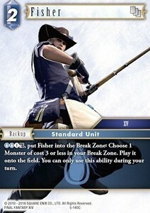 Fisher (5-140) Card Front