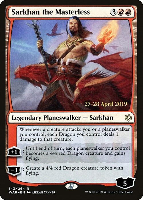 Sarkhan the Masterless Card Front