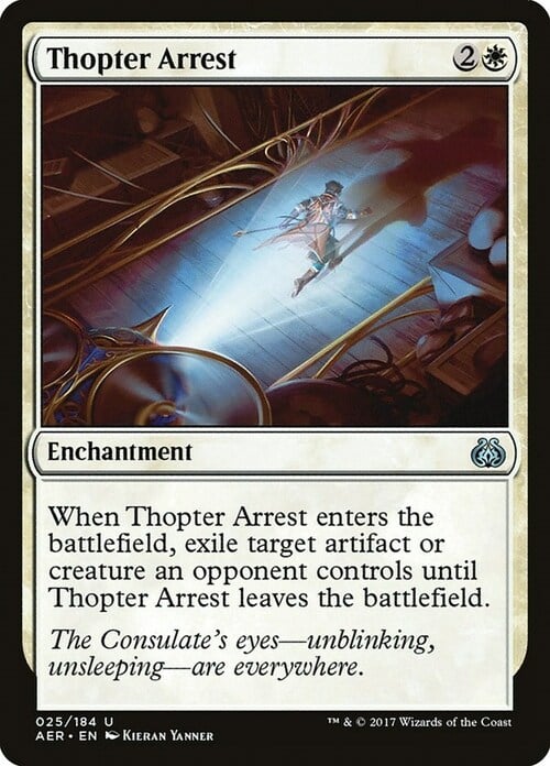 Thopter Arrest Card Front