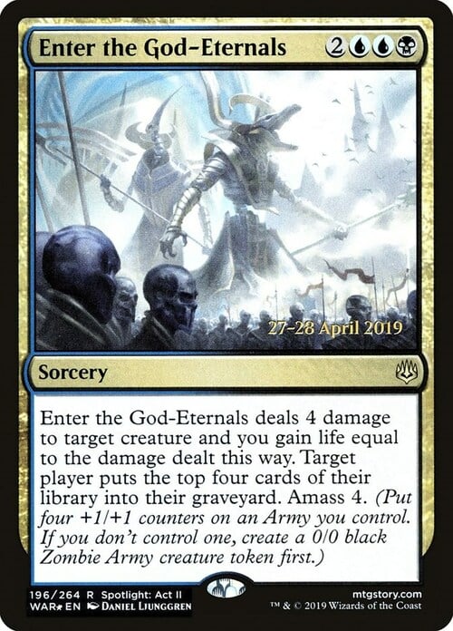 Enter the God-Eternals Card Front