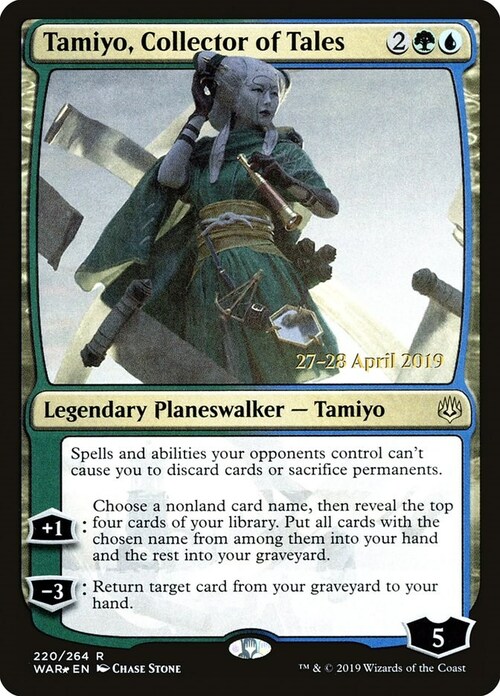 Tamiyo, Collezionista di Racconti Card Front