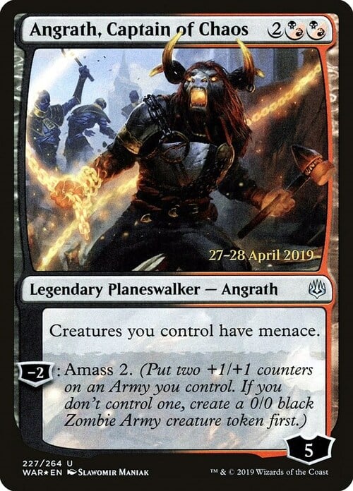 Angrath, Capitán del Caos Frente
