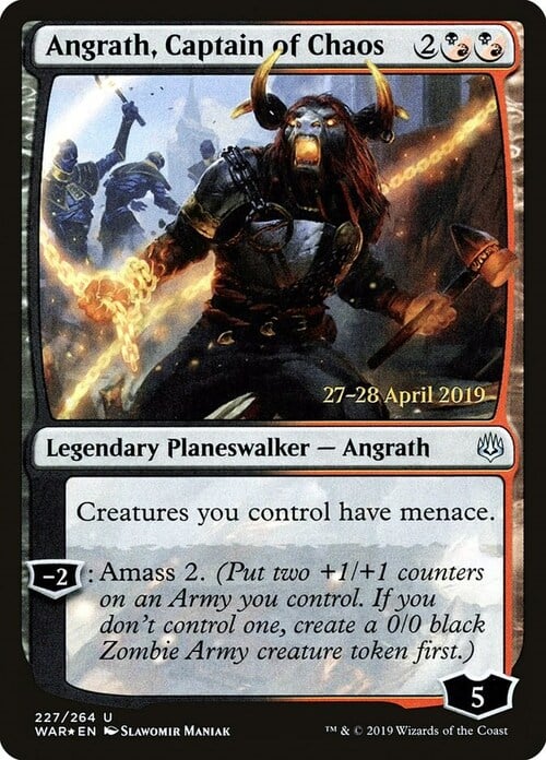 Angrath, Captain of Chaos Card Front