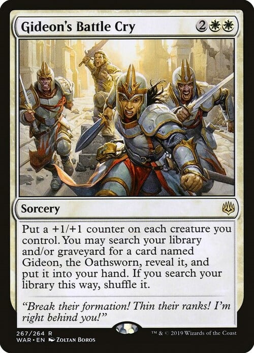 Gideon's Battle Cry Card Front