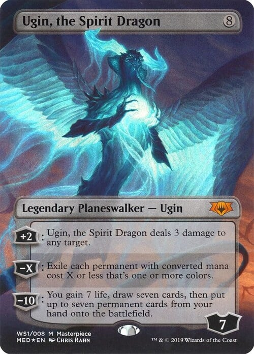 Ugin, el dragón espíritu Frente