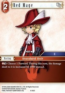 Red Mage (4-002) Card Front